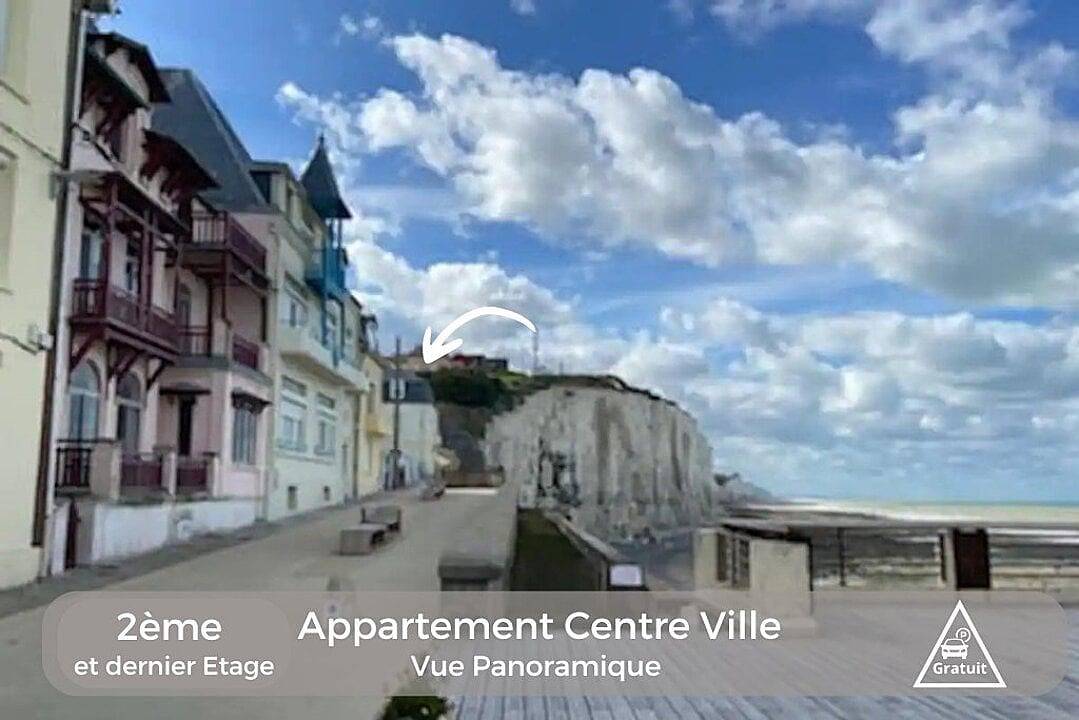 Appartement entier, 20* Appt L'Estran 2*, centre ville, face à la mer, 2ème étage in Ault, Région d'Abbeville