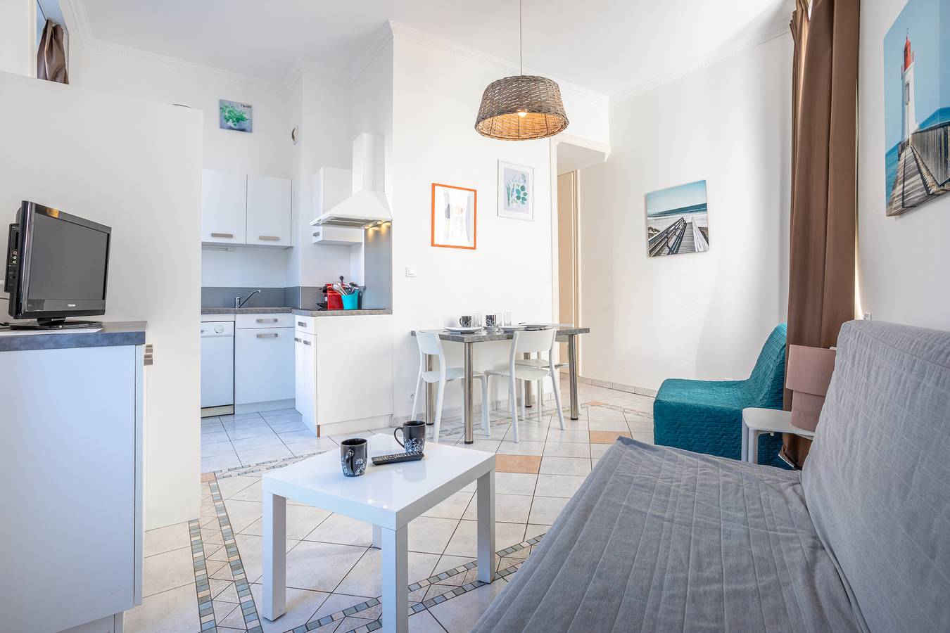 Appartement entier, Appartement 'Le Tanchet' avec piscine partagée et Wi-Fi in Les Sables-d'Olonne, Vendée