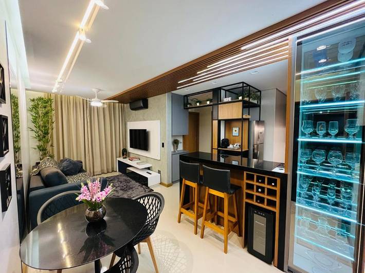 Casas e apartamentos de temporada para 4 pessoas, com vista e piscina e ainda jardim and sauna em Londrina