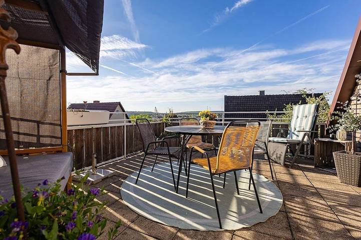 Ferienwohnung für 3 Personen, mit Balkon und Garten in Buchen