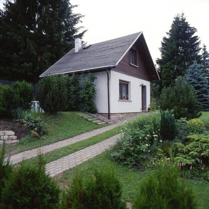 Ferienhaus für 3 Personen, mit Terrasse und Garten