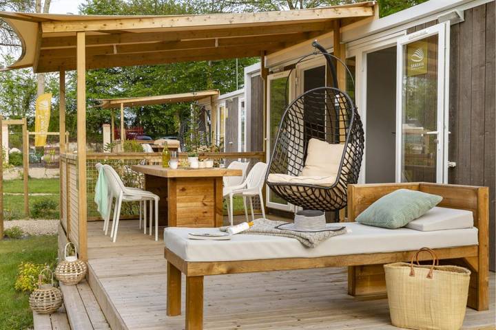 Camping pour 4 personnes, avec piscine ainsi que terrasse et jardin, animaux acceptés dans le Loir-et-Cher - 2