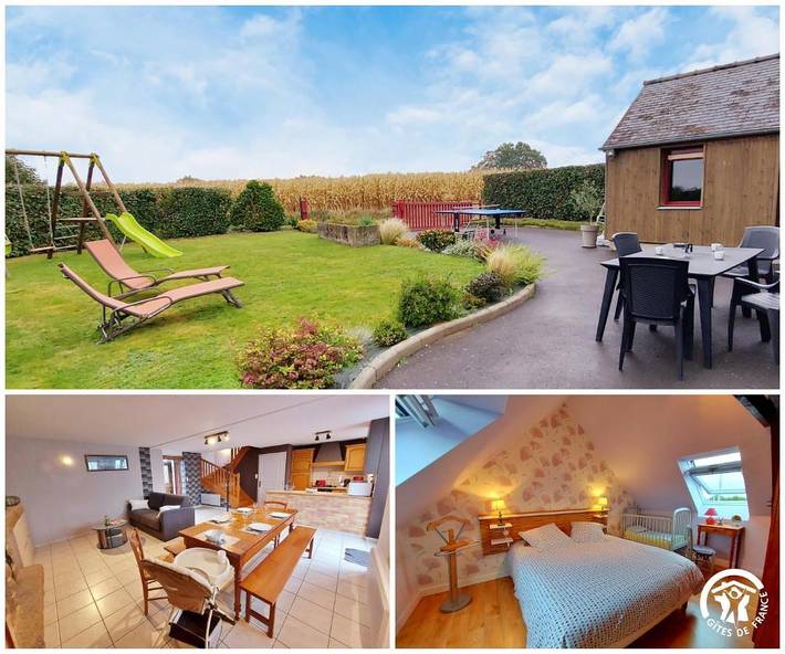 Maison de vacances pour 6 personnes, avec jardin