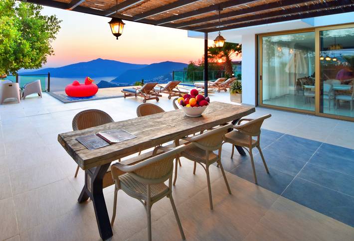 Villa für 6 Personen mit Balkon/Terrasse in Kaş, Saklıkent