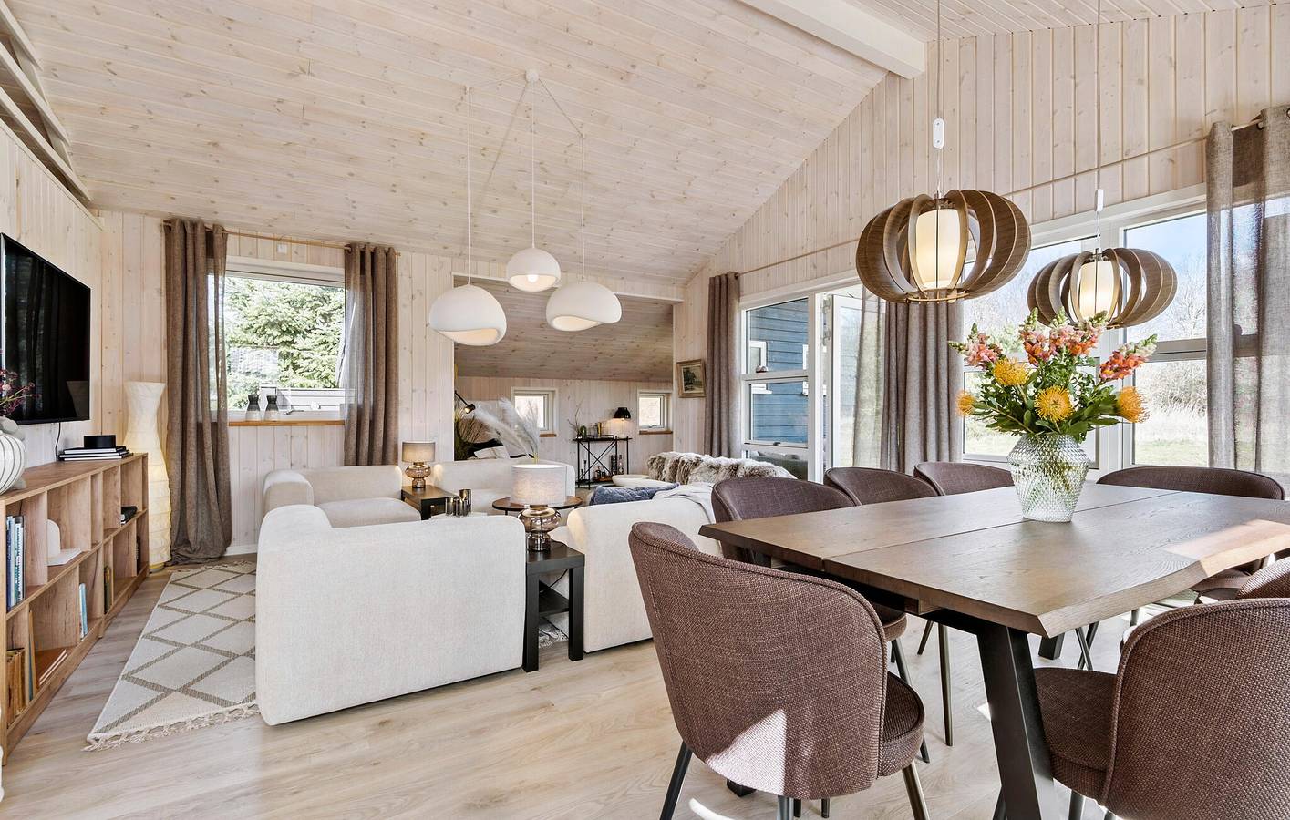 Ferienhaus für 8 Personen mit Terrasse in Gudmindrup Lyng, Højby