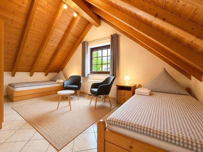 Ferienwohnung für 4 Personen, mit Balkon und Terrasse in Rimbach