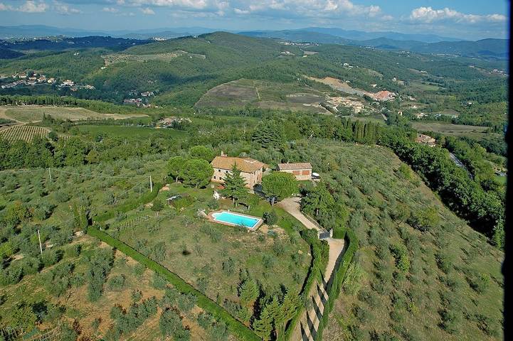 Bonnes vacances à Chianti, entre oliviers et de vignes, 35 min. De Florence in San Casciano in Val di Pesa, Province de Florence