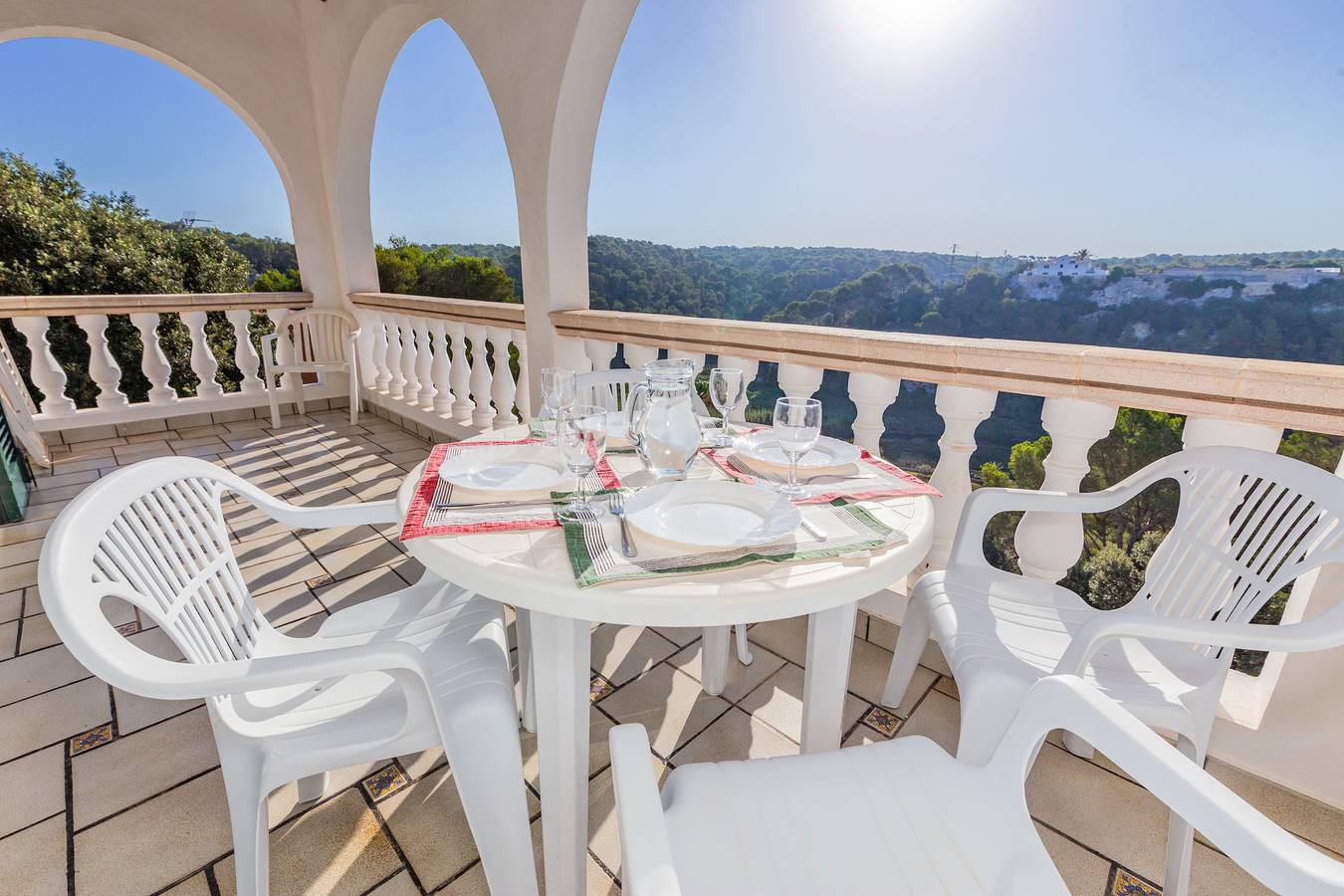 Villa 'Nueva Ii' with Mountain View, Shared Pool and Wi-Fi in Serpentona, Ciutadella