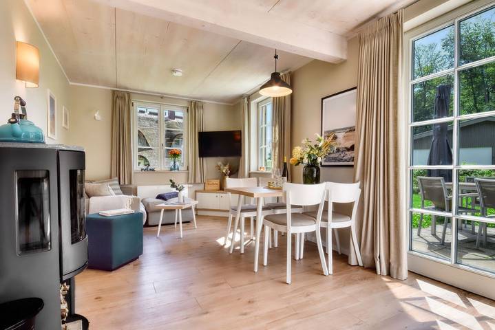 Ferienhaus für 4 Personen, mit Terrasse und Garten sowie Sauna in Klein Stresow