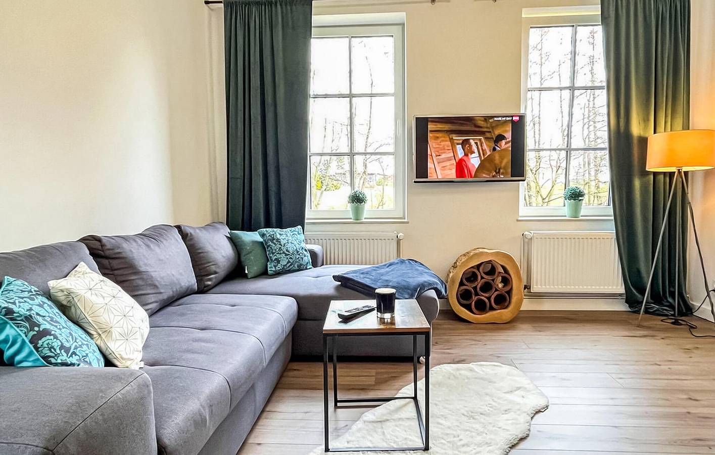 Ganze Ferienwohnung, Gemütliche Wohnung mit Terrasse und Parkplatz 500m von Blankenhagen in Blankenhagen, Rostock und Umgebung