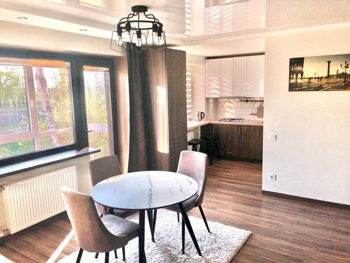 Ferienwohnung für 4 Personen, mit Ausblick und Balkon sowie Garten in Litauen