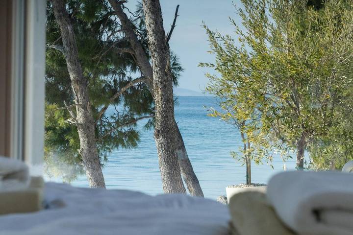 Villa pour 6 personnes, avec terrasse ainsi que piscine et vue, animaux acceptés à Drage (Pakoštane) - 4