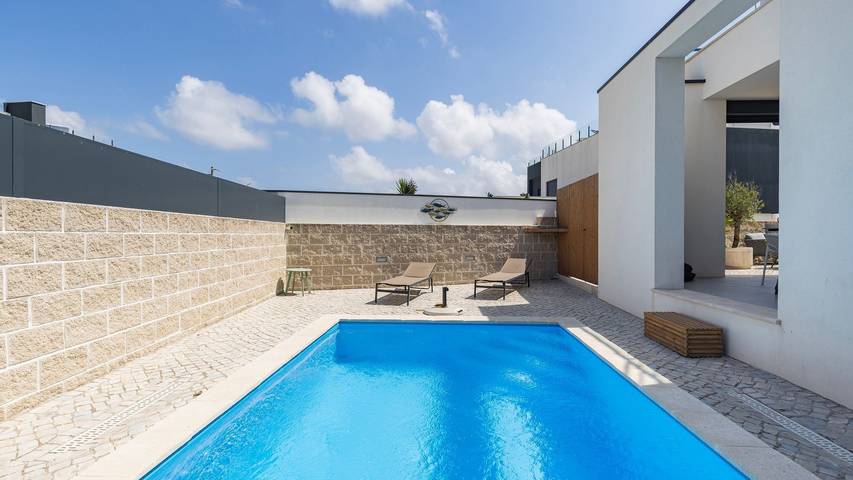 Casa de férias para 6 pessoas, com Vista para o mar e Varanda e ainda Terraço and Jardim em Salir do Porto