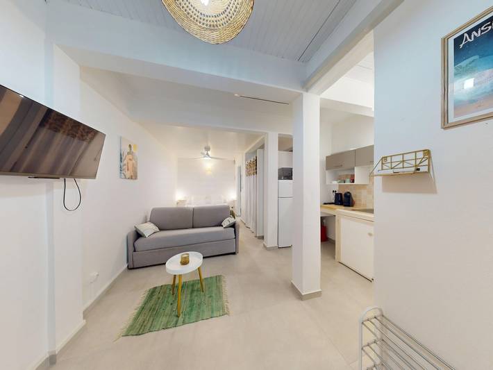 Studio pour 2 personnes, avec terrasse et jardin en Martinique