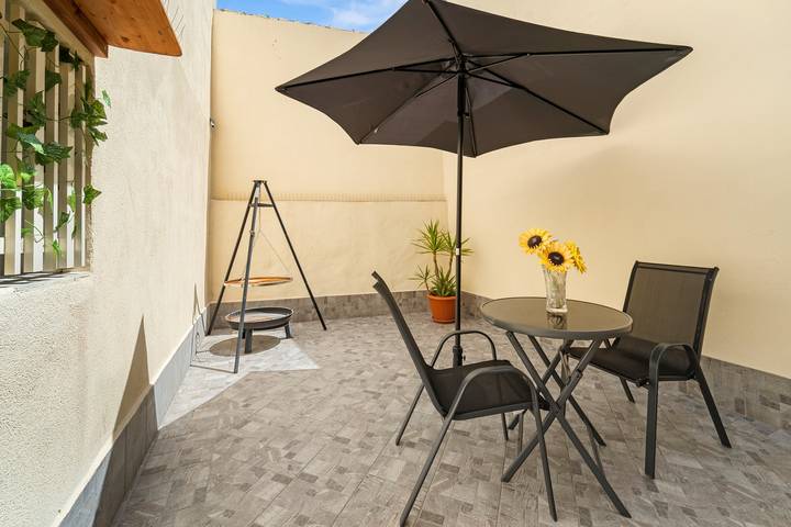 Location de vacances pour 4 personnes, avec jardin à Guspini