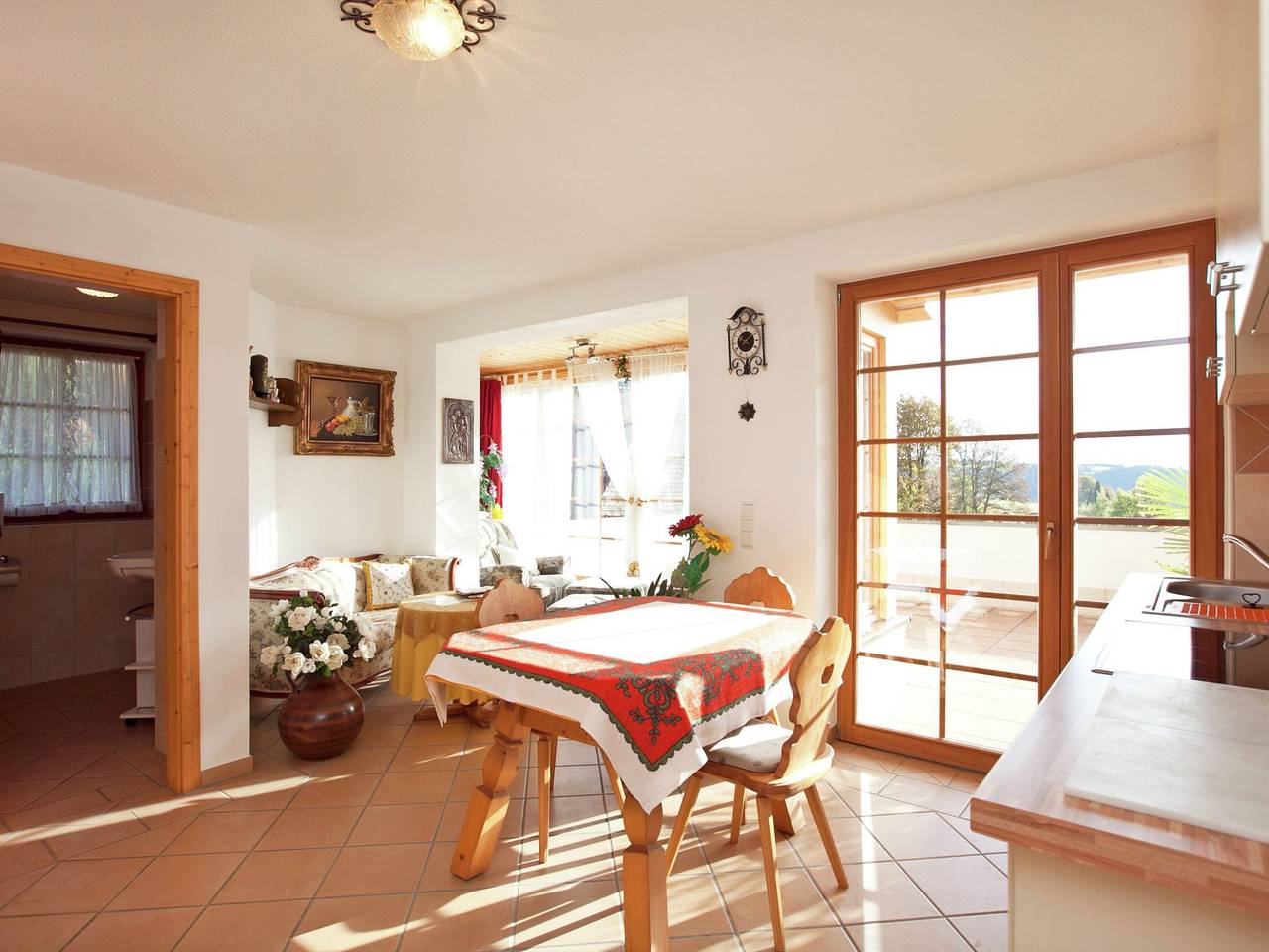 Ganze Wohnung, Malerische Erdgeschosswohnung in Dachsberg, Südschwarzwald