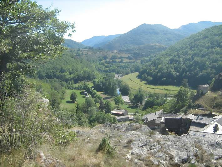 Casa de vacaciones 'Gîte Lou Puech - Cévennes' con vistas a la montaña in Rousses, Cevenas