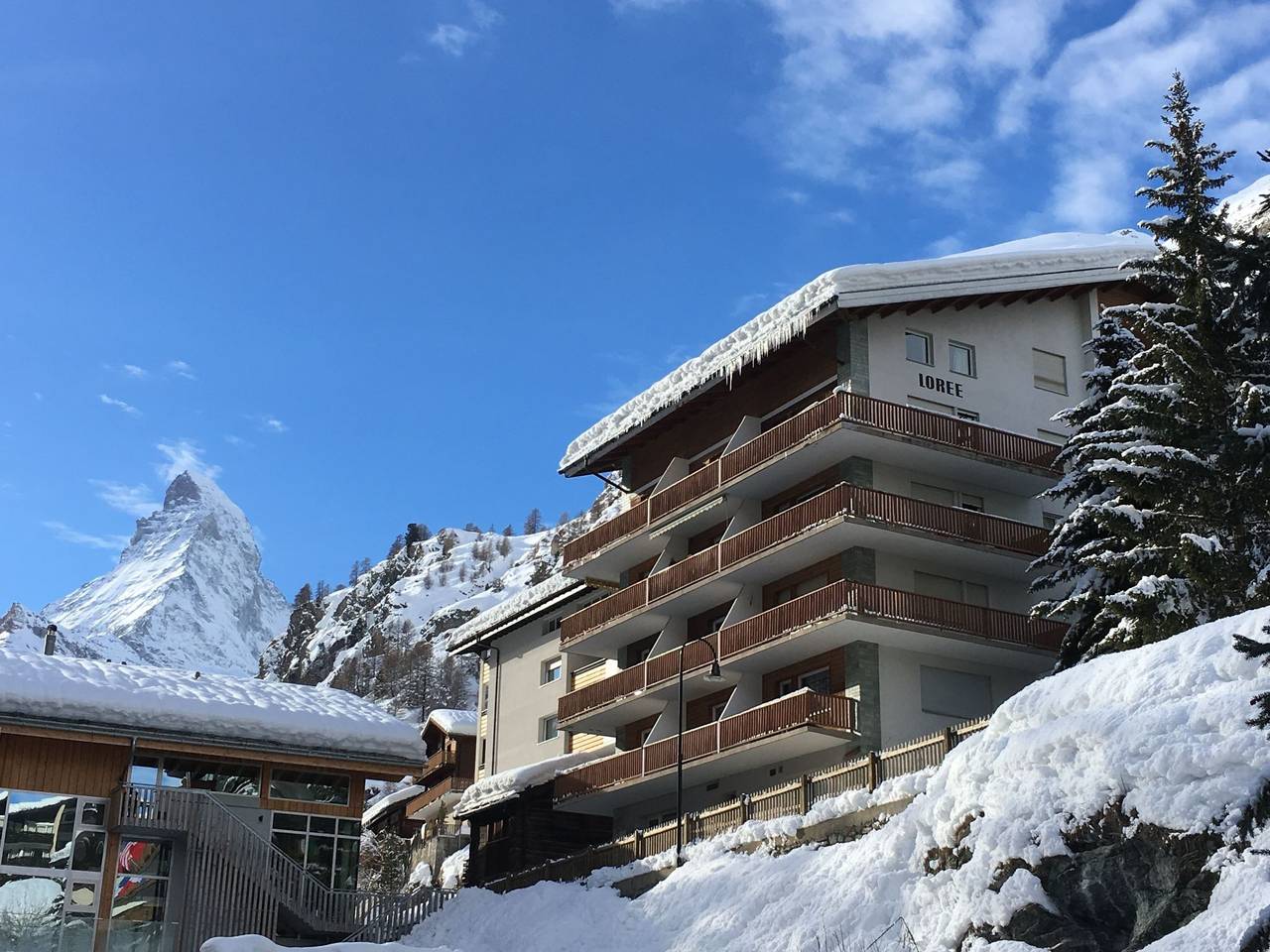 Appartement entier, Helle Studiowohnung, ruhig und nahe bei den Bahn in Zermatt, Alpes valaisannes