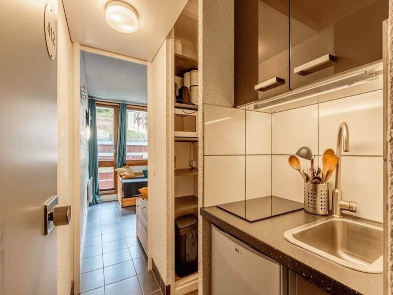 Ganze Wohnung, Apartment in Plagne Bellecôte in der Nähe des Gletschers in La Plagne, La Plagne-Tarentaise