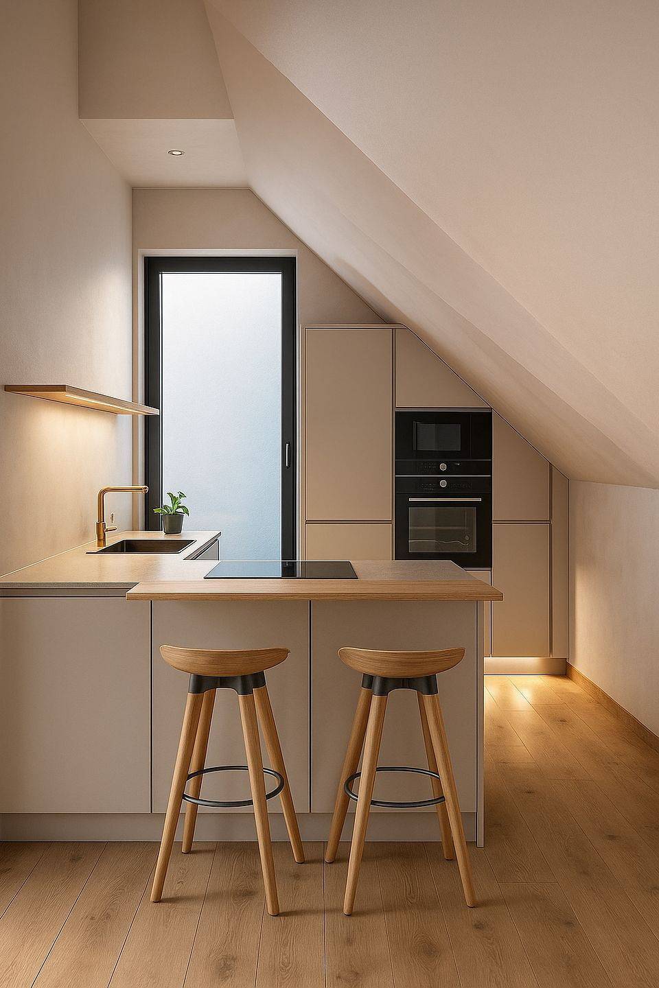 Ganze Wohnung, Apartment mit Meerblick, Parkplatz, TV, Küche und Balkon in Ahrenshoop, Fischland