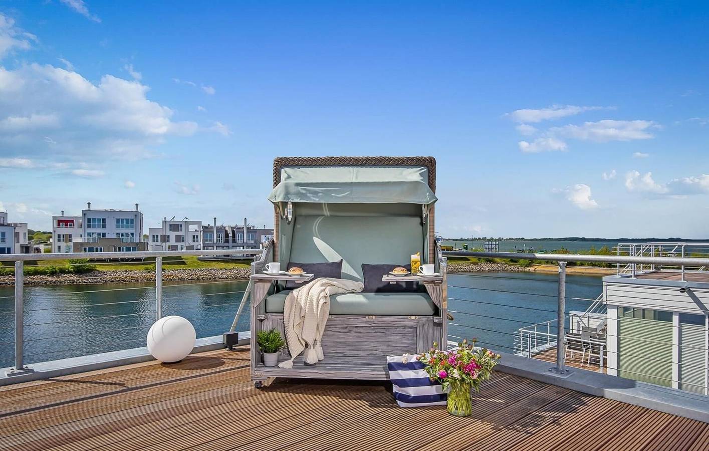 Oase am Meer: Modernes Apartment mit Wasserblick in Olpenitz, Kappeln