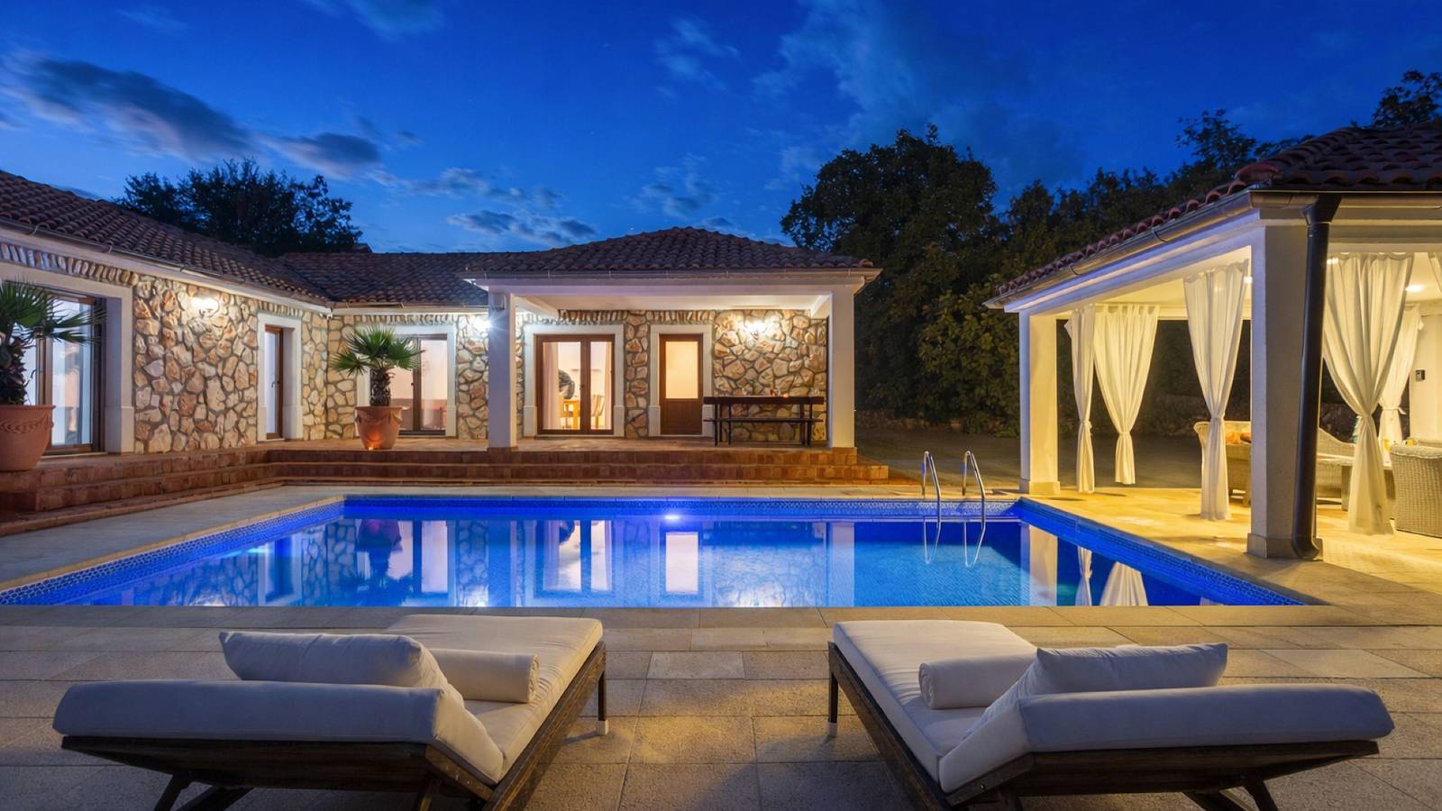 Vila Gostinjac 2 with pool Krk by Villas Guide in Gostinjac, Krk