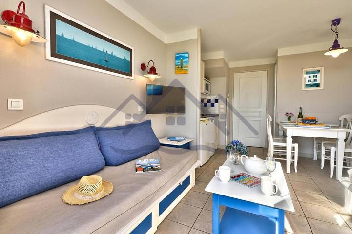 Location de vacances pour 4 personnes, avec jardin ainsi que piscine et vue dans Plage de Grève Blanche (Guilvinec) - 4