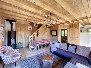 Chalet pour 7 personnes, avec jardin et balcon à Combloux