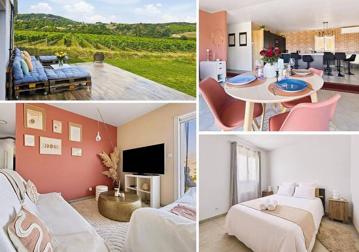 Location de vacances pour 9 personnes, avec jardin et vue à Vagnas - 3