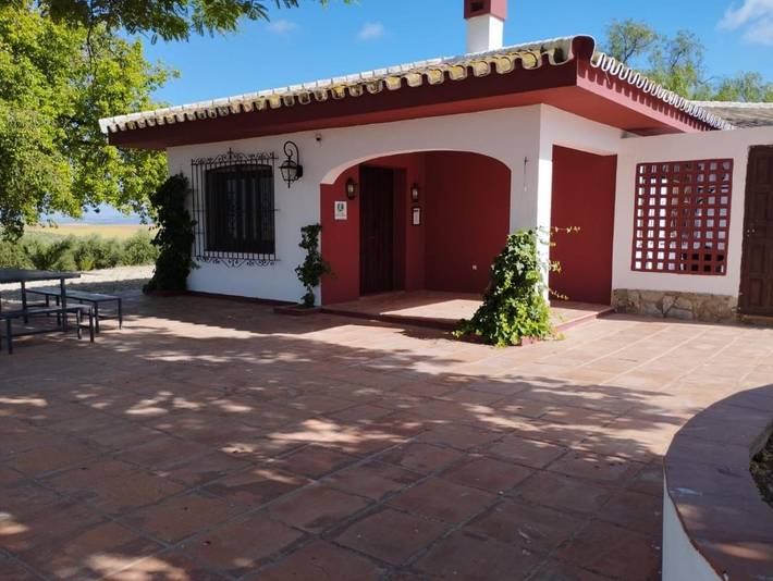 Casa rural para 14 personas, con vistas además de jardín y piscina en Lora del Río - 4