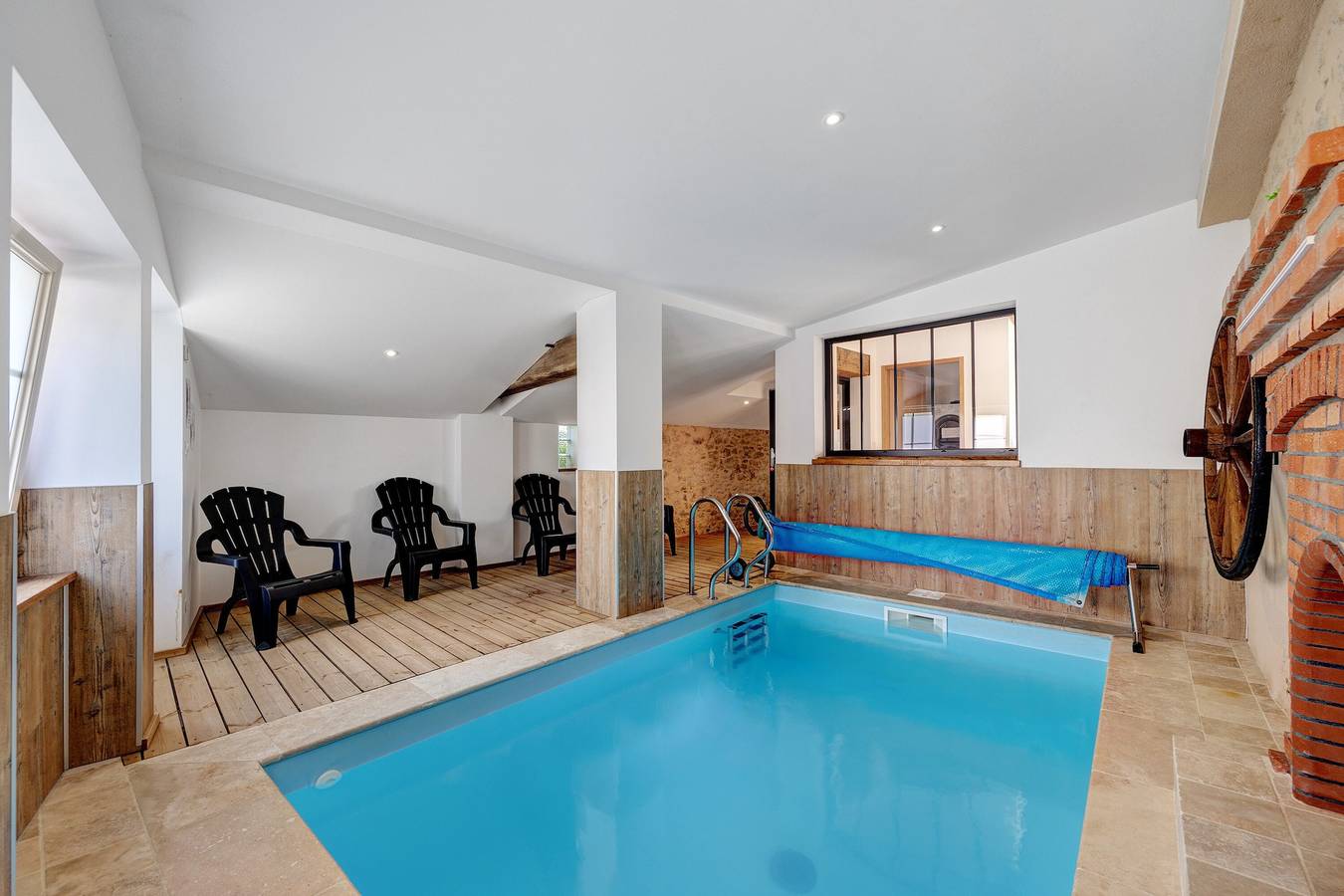 Le Clos des Prés avec Piscine, Spa et Baby-Foot in Chaillé-sous-les-Ormeaux, Région de La Roche-sur-Yon