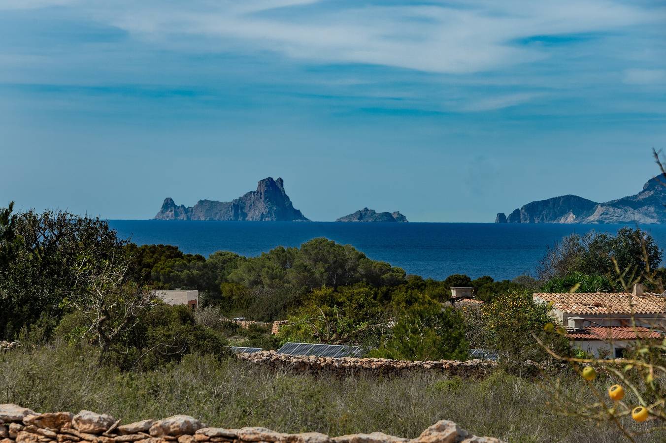 Ferienhaus 'Casa Es Vedrà' mit Meerblick, Wlan und Klimaanlage in Formentera, Balearen