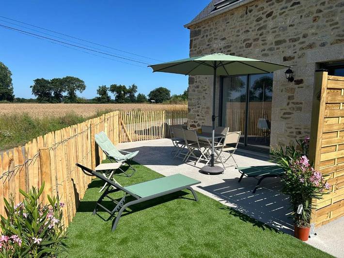 Location de vacances pour 5 personnes, avec Terrasse et Jardin à Trégon