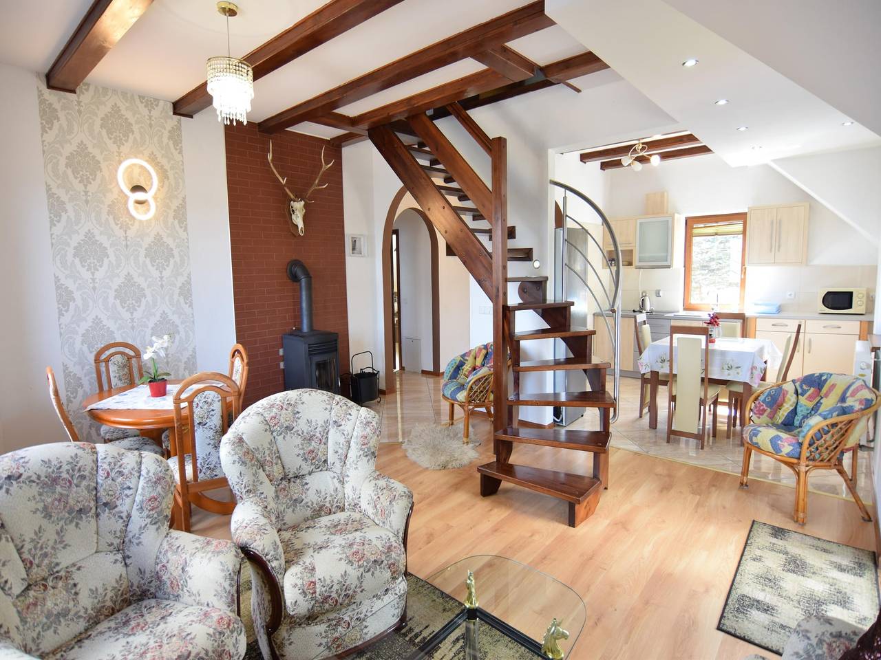 Appartement entier, Appartement de vacances avec cheminée in Mer Baltique polonaise