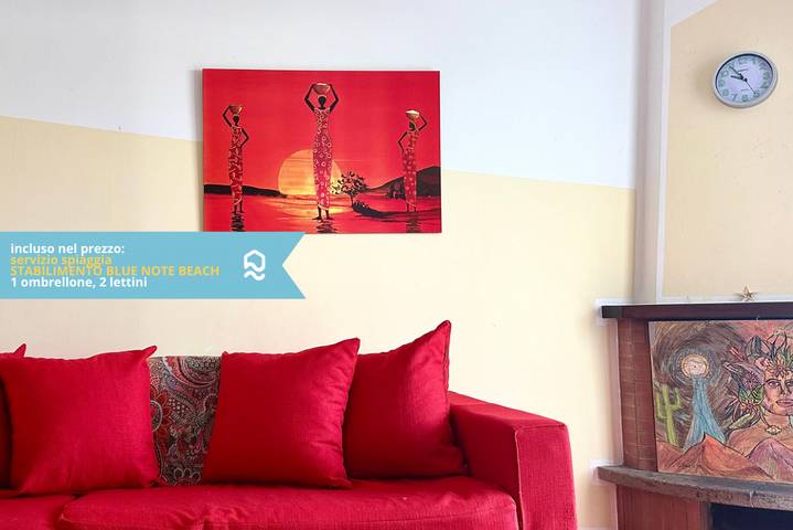 Entire apartment, Se094 - Marzocca, three-room apartment with beach included in Senigallia (Municipality), Ancona Province