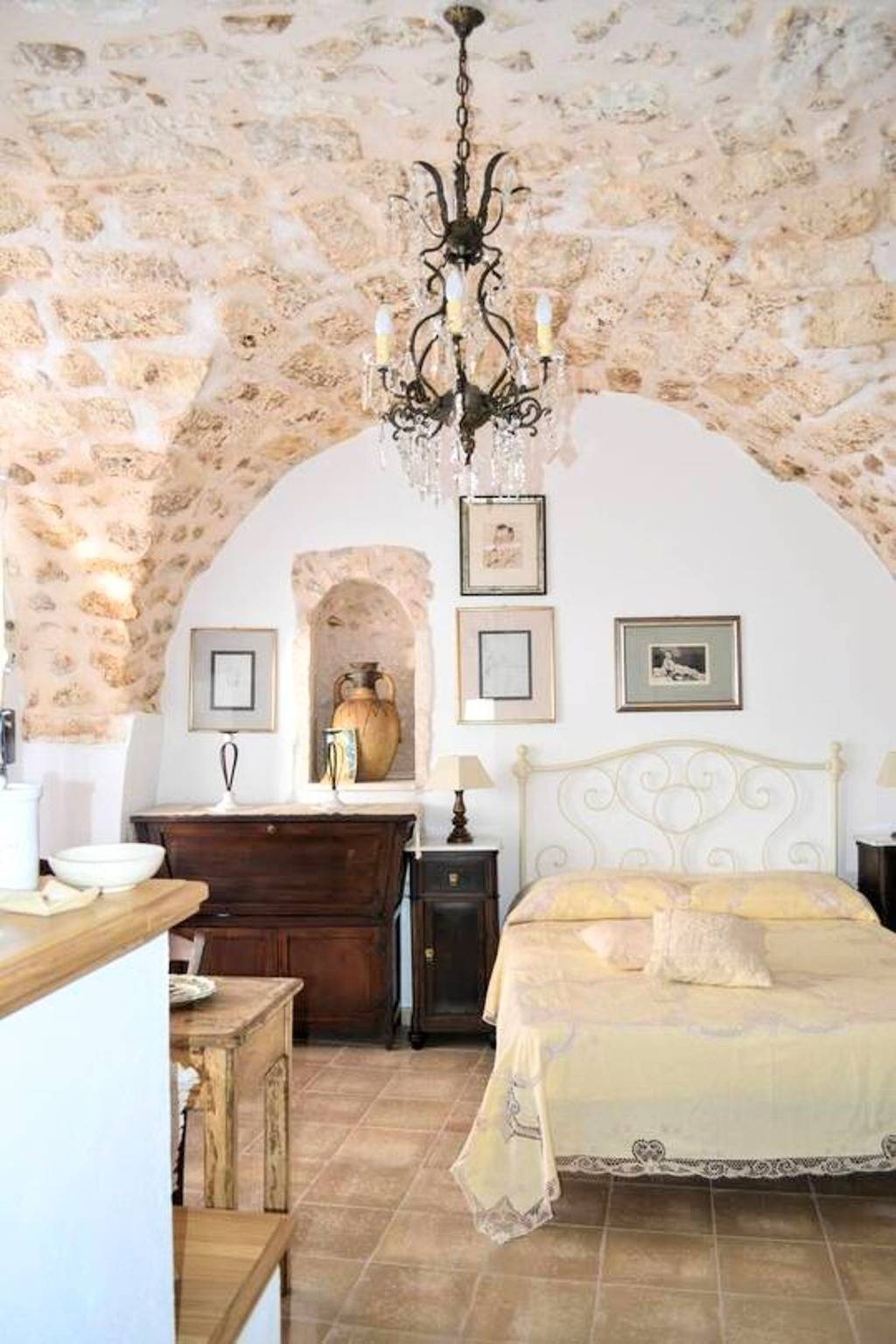 Estudio entero, Estudio 'Le Antiche Mansioni 1' con aire acondicionado in Monte Sant'Angelo, Gargano