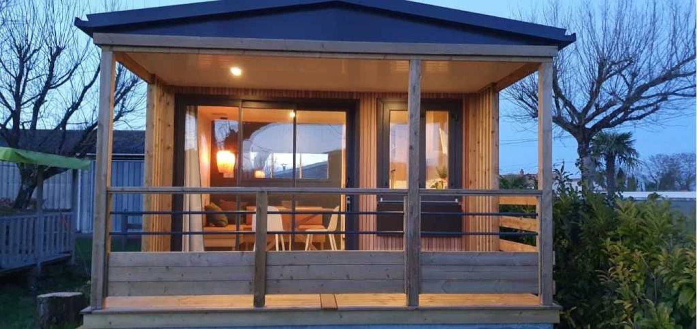 Zecamping 3* piscine chiens acceptés locatif Tv 28m2 6 pers in Arvert, Côte de Beauté
