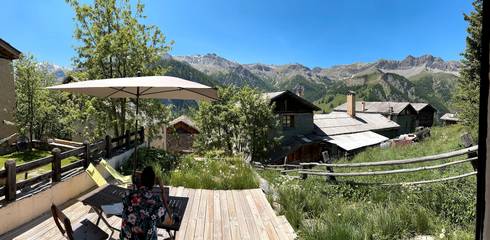 Gîte pour 3 personnes, avec jardin dans Queyras