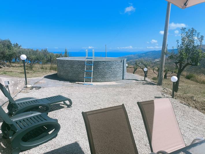 Villa 'Panorama Scurzi' with Sea View and Pool in Militello Rosmarino, Monti Nebrodi