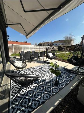 Chambre d’hôte pour 4 personnes, avec vue et terrasse, animaux acceptés à Ypres