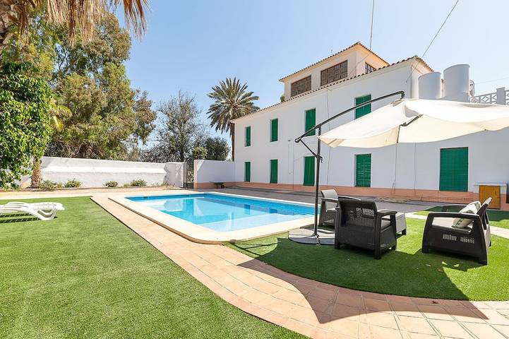 Villa pour 12 personnes, avec Terrasse ainsi que Jardin et Piscine à Vera