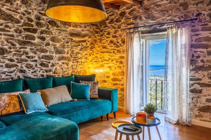 Maison de vacances pour 4 personnes, avec jardin à Furiani