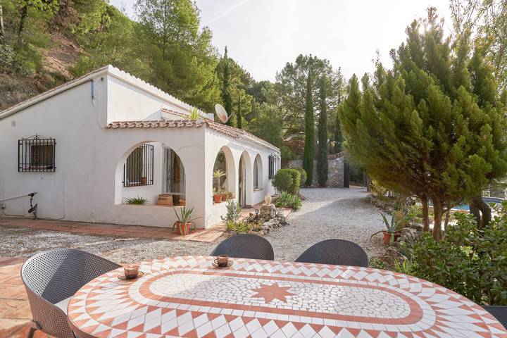 Ferienhaus 'Casa Oliana' mit Meerblick, Pool, Garten und WLAN in Cómpeta, Málaga Provinz
