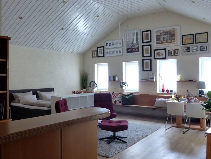 Ferienwohnung für 2 Personen, mit Terrasse und Garten sowie Ausblick in Fritzlar