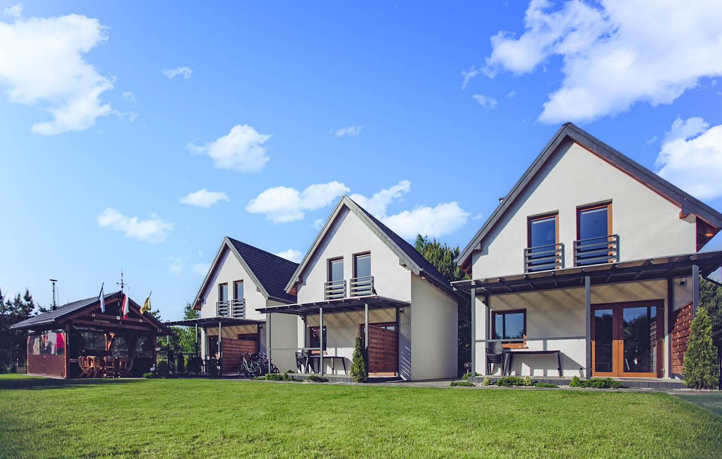 Ferienhaus für 5 Personen mit Terrasse in Krokowa