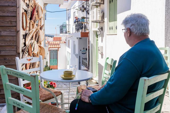 Ferienhaus für 3 Personen, mit Terrasse auf Skopelos