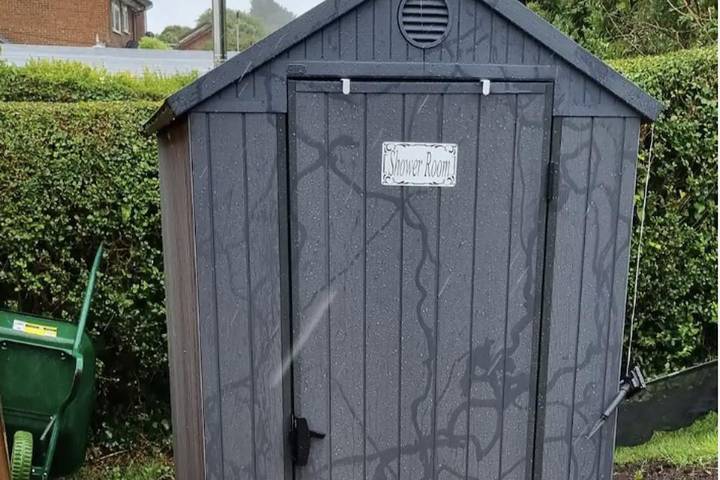 Cabaña de madera para 2 personas con jardín in Swanage, Dorset