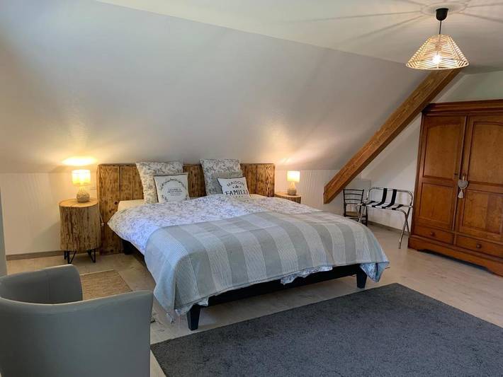 Maison de vacances pour 6 personnes, avec sauna ainsi que jardin et vue