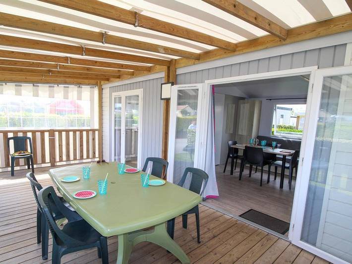Camping Mirabel La Renaudière - Mobilheim 4 personen - Superior - 2 Schlafzimmer in La Plaine-sur-Mer, Côte de Jade