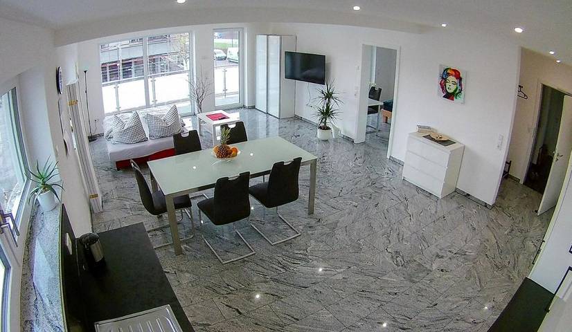 Ferienwohnung für 7 Personen, mit Balkon und Terrasse sowie Ausblick in Kißlegg